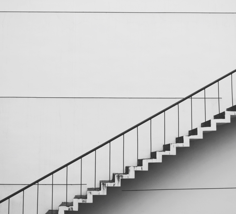 escalier béton